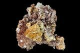 Creedite Crystal Cluster with Fluorite - Dachang Mine, China #146678-1